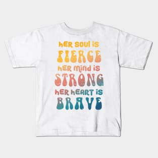 Her mind is strong Kids T-Shirt